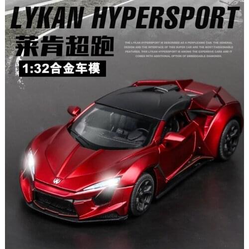 1:32 Lykan Hypersport Alloy Car Model Diecasts & Toy Vehicles Toy Car Metal Collection Toy Kid Toys for Children Kids Gifts