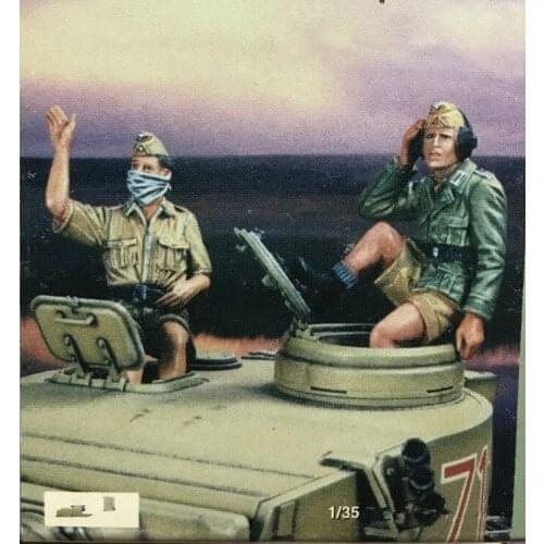 1/35 Resin Figure Model Kit Unassambled Unpainted 636(NO TANK)