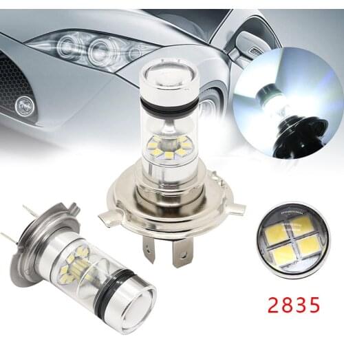 2x H4 H7 Led Fog Lights H1 H3 H6 H7 H8 H10 H11 Bulb 20SMD H13 H16 9005 9006 Foglight 1156 T20 T25 Reversing Backup Driving Lamp