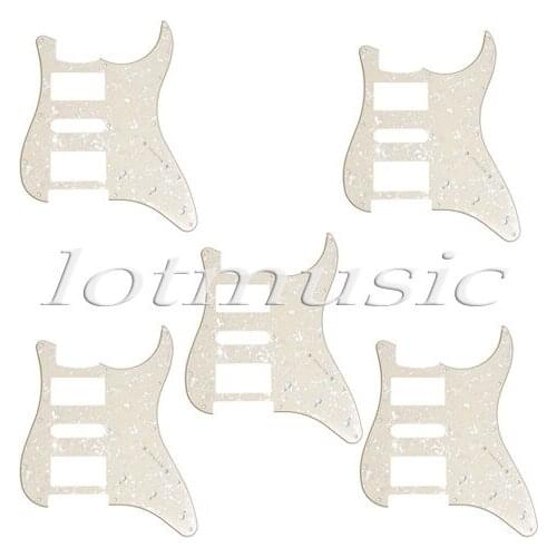5 Yellow Pearl 3 Ply Guitar Pickguard For Electric Replacement HSH Pickup