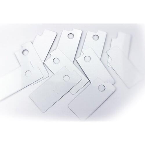 50 pcs Aluminium plate for sublimation phone case for iphone 11 pro max Soft Rubber Blank Cell Phone Cases Covers