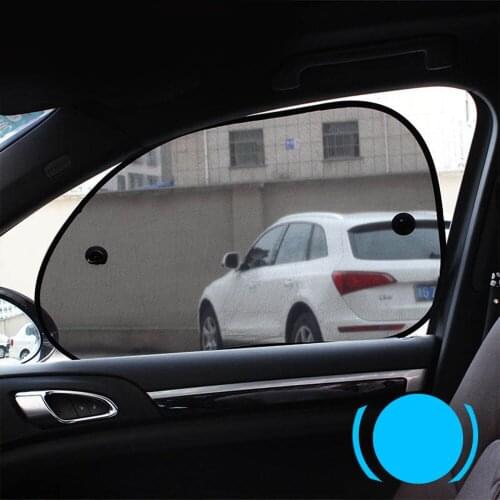 Car Sunshade Curtain Side Rear Window Mesh Visor Suction Cup Auto Sun Shield Blind Parasol UV Protection Auto Accessories