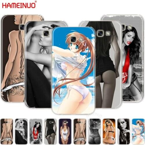 HAMEINUO Sexy Anime Bikini Girl lady women cell phone case cover for Samsung Galaxy A3 A310 A5 A510 A7 A8 A9 2016 2017