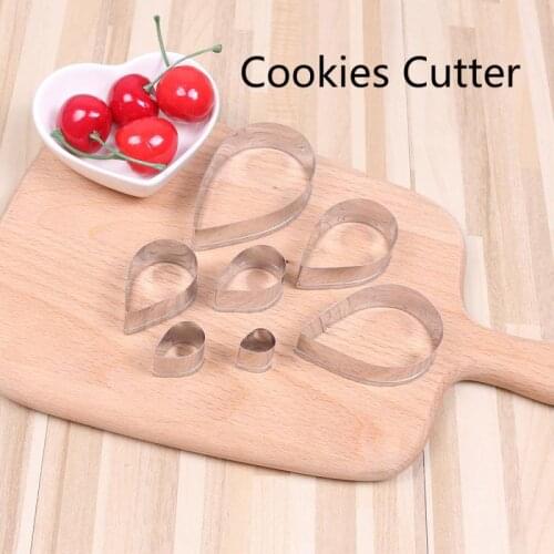 Cookie Tools Cookie Molds 7pcs/set Creative Stainless Steel Kitchen Cake Decorating Cookie Cutters Cake Biscuit Baking Moulds
