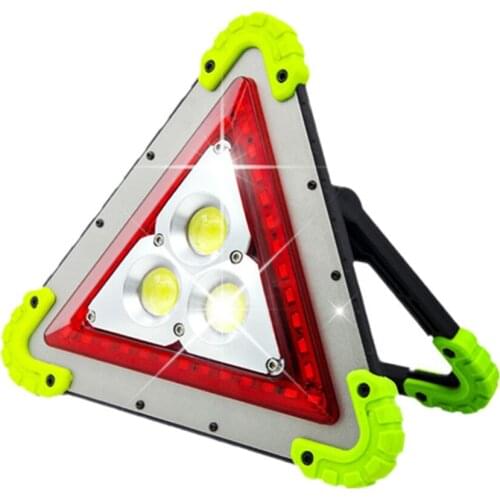 Powerful 50W Handheld Searching Lamp USB Rechargeable COB LED Working Lamp with 36pcs LED Bulbs Stand Hanging Portable Spotlight