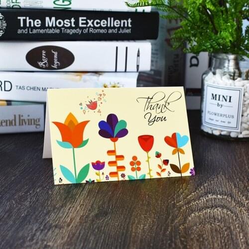 50Set Thanks You Cards Business Valentines Day Postcard Greeting Wedding Favor Baby Birthday Guests Gift Mothers Day