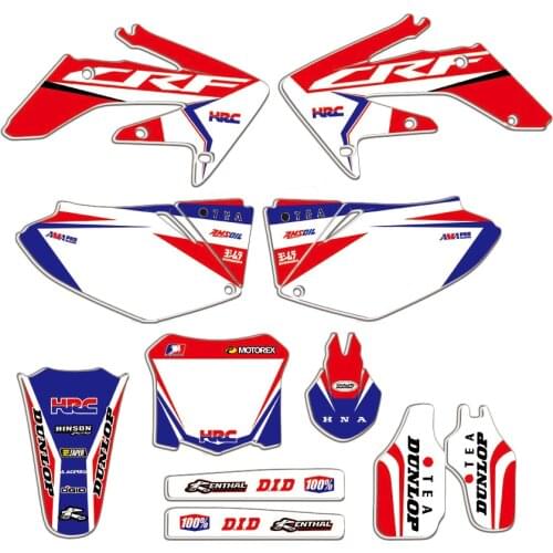 Sticker for Honda CRF250 CRF250R 2008 2009 Motorcycle Fairing Graphic Decal CRF 250 R CRF 250R