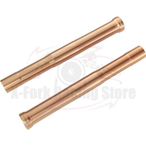New Bronze Color Front Fork Tubes Outer Pipes Bars Stanchions Pair For Triumph DAYTONA 675 2009-2012 2010 2011 484mm