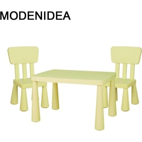 Tavolo Bambini Children and Chair Avec Chaise Stolik Dla Dzieci Plastic Kindergarten Study for Table Bureau Enfant Kids Desk