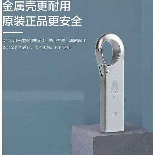 X1 chick USB 2.0 Metal Flash Drive64GB/32GB/16GB/8GB Drive Pendrive USB Memory Stick 2.0 USB Disk USB Flash Storage Devices