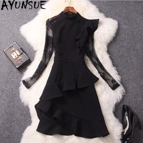 2020 Spring Summer Dress Women Clothes Lace Sexy Party Dress Formal Office Dress Elegant Vintage Womens Dresses Vestidos ZT1990