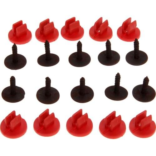 10 Sets Motor Guard Underbody Cover Bolts Screw Nut Clip Kit Compatible Fits