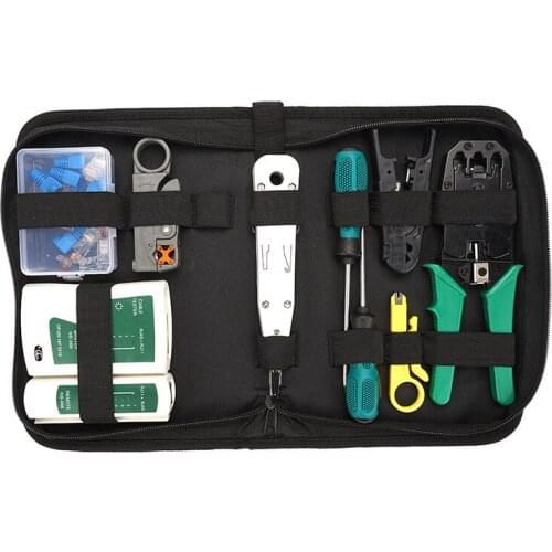 Install the Network Toolkit Wire clamp assembly tool Installation Wire Toolkit Cable clamp tools hand tools 10pcs