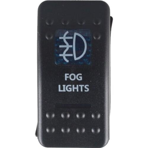 12-24V Car FOG LIGHTS 12V 20A Toggle Rocker Switch Blue LED Light 5Pin ON OFF