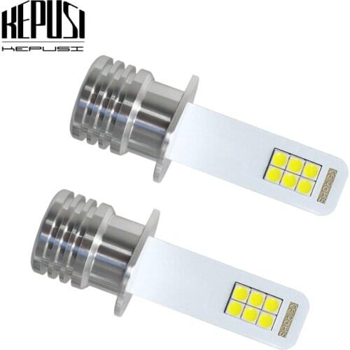 2x H1 Led Bulb Auto Car Motor Truck Driving Fog Light 3030 12SMD Daytime Running Light LED Bulbs 12V 24V for Cars White 12W