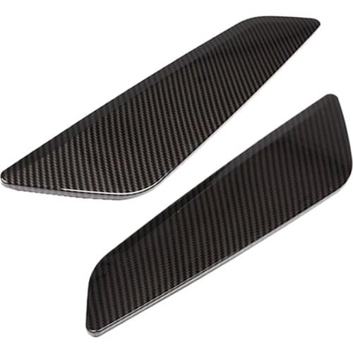 2Pcs/Set Car Fender Side Air Vent Outlet Cover Trim Sticker Carbon Fiber Style Fit For BMW 5 Series G30 2017 2018 2019 2020