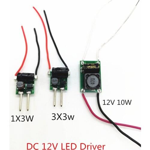 5pcs DC12V input output DC9-10V Current 300mA 3*1W 3x3w led drivers Lighting transformer for 3W MR16 Spotlights