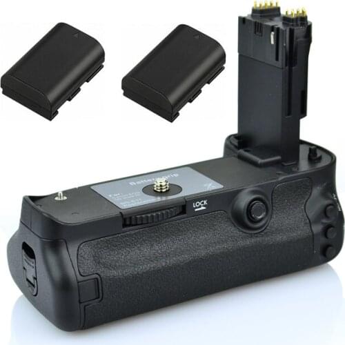 BG-E11 Battery Grip + 2pcs LP-E6 LPE6 Batteries for Canon EOS 5D3 5DIII 5DMark III 3 5DS 5DSR
