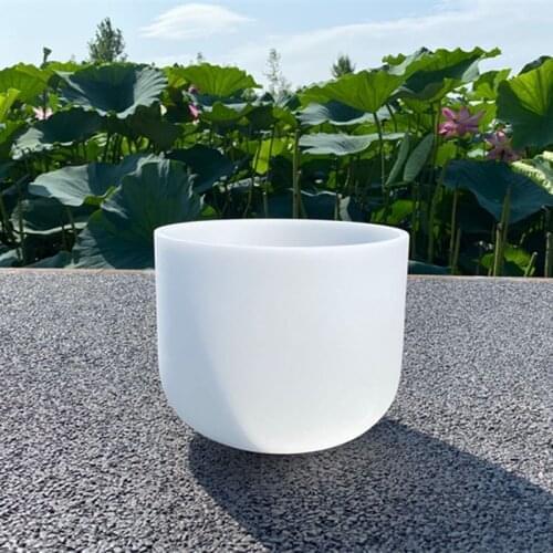 12inch Note C/D/E/F/G/A/B Chakra Frosted Quartz Crystal Singing Bowl 12" Meditation sound chakra bowl