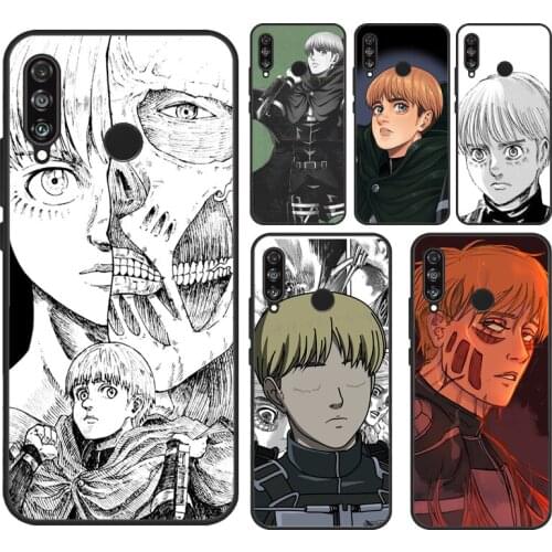 Armin Arlert Attack on Titan Phone Case For Huawei P40 Lite P30 P20 Pro P Smart 2021 2019 Mate 10 20 Lite Back Cover