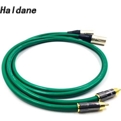 Haldane Pair Type-LITON RCA to XLR Balacned Audio Cable RCA Male to XLR Male Interconnect Cable with MCINTOSH USA-Cable