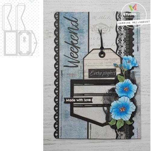 Envelope Metal Cutting Dies for DIY Scrapbooking Crafts Dies Cut Stencils Maker Photo Album Template Handmade Decoration 2021