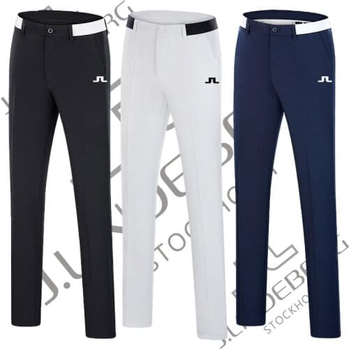 Summer Mens Golf Pants Quick-drying Waist Color-blocking Sports Casual Pants High Quality Golf Apparel Free Shipping
