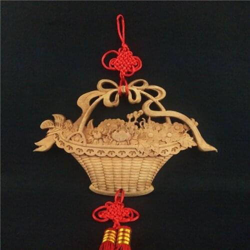 Chinese style wall Hanging Flower baskets home decoration Living Room and Bedroom Window View Wall Stickers Home Decor