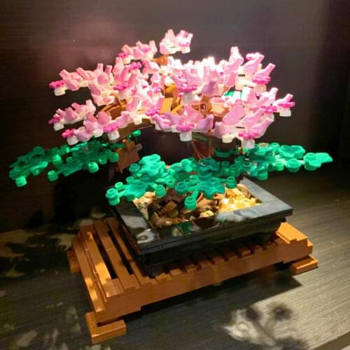 NEW IN STOCK Bonsai Tree Model Compatible with 10281 Creative Building Puzzle Blocks Bricks Toys Best Gifts