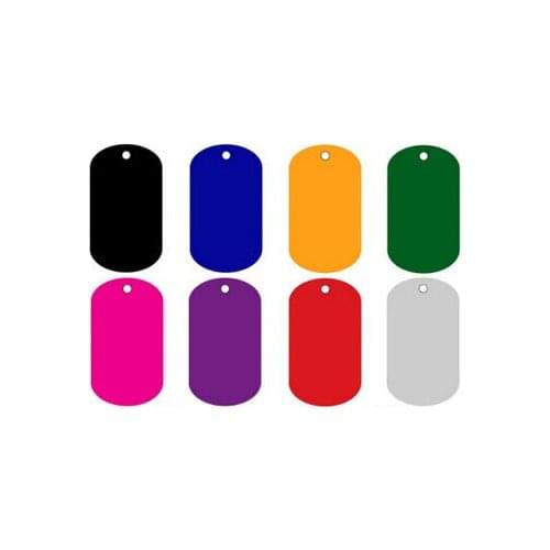 Wholesale Personalized Engraved Aluminum Military Pet ID Tag Dog Tag Cat necklace hot sales Dog Supplies Accessories FH890320