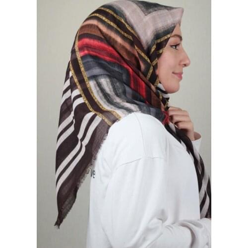 POLOİST LINEN FLAMLI SCARF DESEN-299 - RENK-18