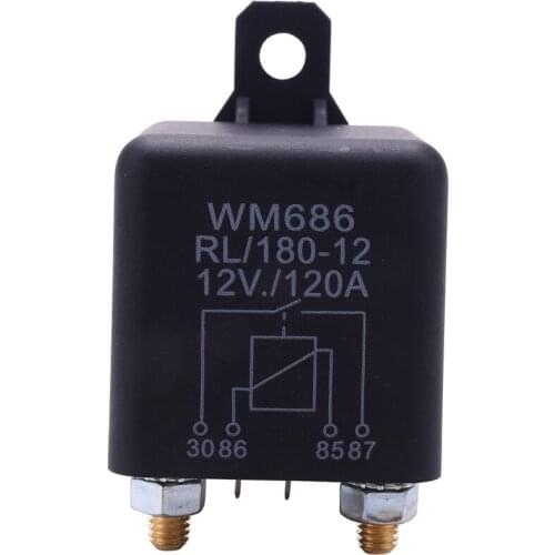 DC 12V Relay Battery Isolating Relay 12V / 120A Peak Load for Car Trucks Car (12V / 120A)