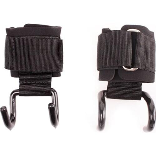 Fitness wrist belt Barbell hook band Horizontal Bars hands building claw assistance pull up gloves Sport gym weight lifting belt