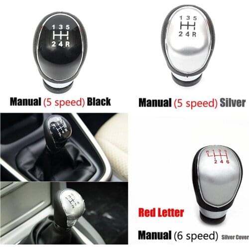 5/6 Speed Gear Shift Knob Lever Shifter Head For Ford Mondeo MK4 Focus MK2 MK3 C-Max S-Max I II Kuga Galaxy MK2 MK3 2007-2015