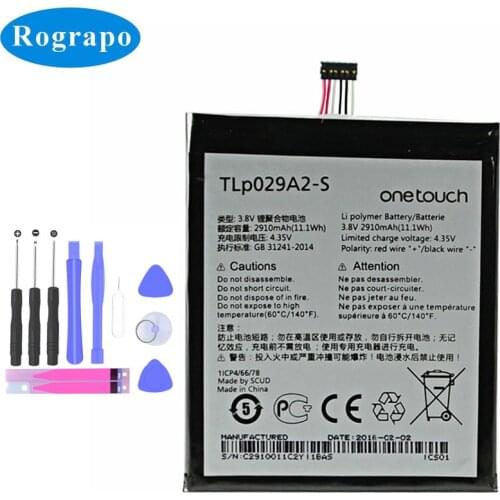 2910mAh TLp029A1 TLp029A2-S Replacement Battery For Alcatel Idol 3 (5.5) 6045Y 6045B 6045I 6045K Mobile Phone