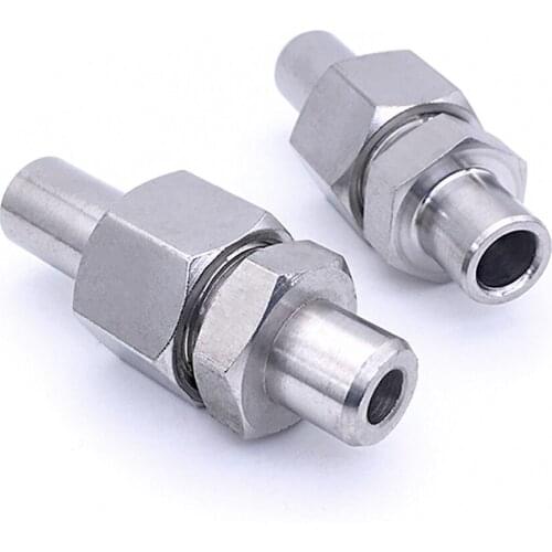 Butt Welding 10/12/14/16/18/20/22mm Tube OD Connector Adapter 304 Stainless Steel