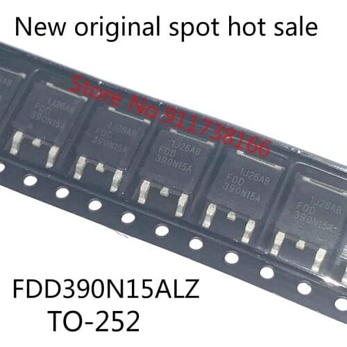 10PCS/LOT New FDD390N15ALZ 390N15A 26A 150V TO-252 MOS field effect tube