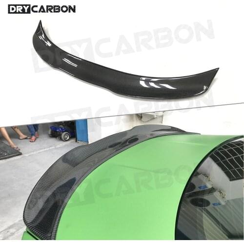 Carbon Fiber Rear Trunk Spoiler for BMW 4 Series F82 M4 Coupe 2 door 2014-2019 Rear Trunk Wing Spoiler Boot Lip