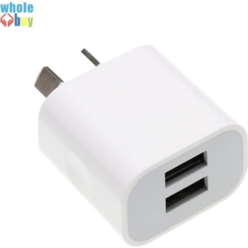 Good quality Universal Travel 5V 2A Dual 2 USB AC Wall Home Charger Power Adapter AU Plug Phone 150pcs/lot
