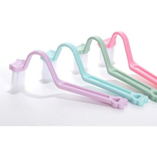 1Pc Toilet Brush Cleaning Tool Hanging Toilet Brush Hole Home Kitchen Toilet Brush Bathroom Cleaning Corner Brush Accessories