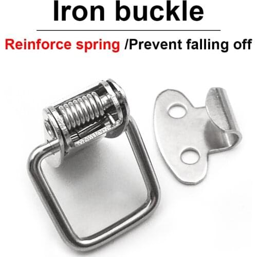 6Pcs Spring Loaded Suitcase Chest Tool Box Locking Toggle Latch Hasp Lock Hardware CLH@8