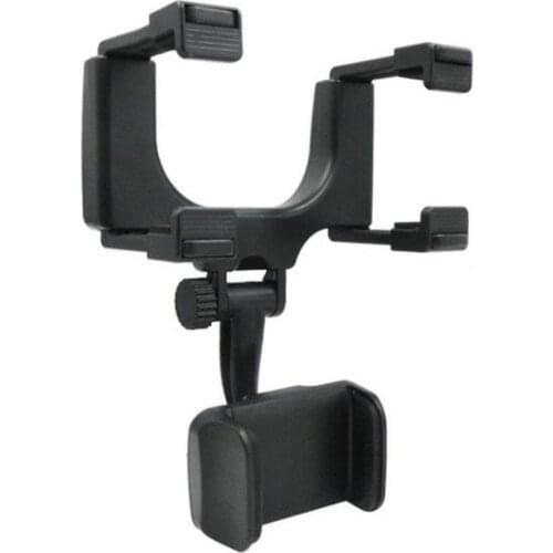 Car Phone Holder Stand Car Rearview Mirror Mount Car Holder For Phone For 3-6.5in GPS 360 Degrees Smartphone Stand Universal