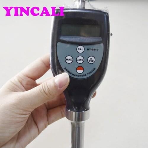 Digital SHORE C Hardness Meter Tester HT-6510C Portable Durometer Tester Measures Plastics and Middle Hard Rubber Materials