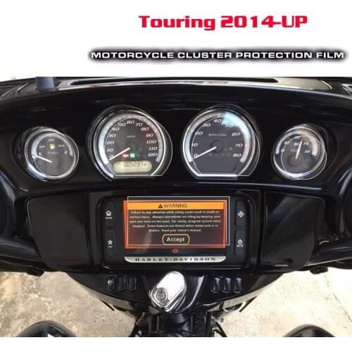 For Harley14-later Electra Glide Street Glide Ultra Limited Tri Glide Motorcycle Scratch Protection Film Screen Protector