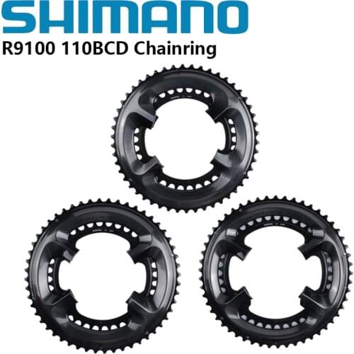 Shimano DURA ACE R9100 11speed Black chairing Bike Bicycle 110BCD 50-34t /52-36t/53-39t for R9100 Crankset Road Accessory