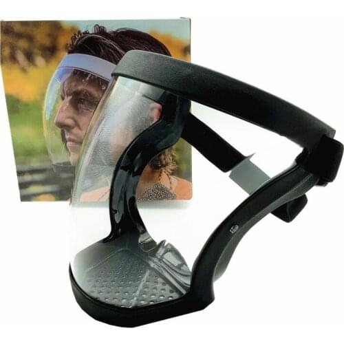 Protective Mask Anti-Oil Reusable Cycling Face Cover Face Shield Anti-Fog Oil Plastic Transparent Mouth Cover Kitchen Tools