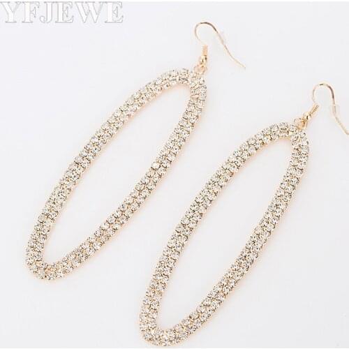 YFJEWE Fashion Women Long Drop Earrings Jewelry 3 Wearing Style Party Fashion Earrings Jewelry for Wholesale
