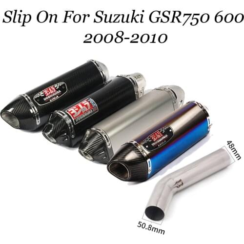 Motorcycle yoshimura modified exhaust muffler middle connection tube for suzuki GSX-R600 GSX-R750 2008-2010 gsxr 600 gsxr 750