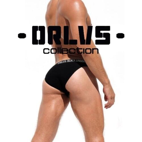 ORLVS 3pcs/lot Sexy Men Underwear Set Modal Sidecut Men Briefs Underpants Male Cuecas Soft Gay Man Slip Panties Free Ship