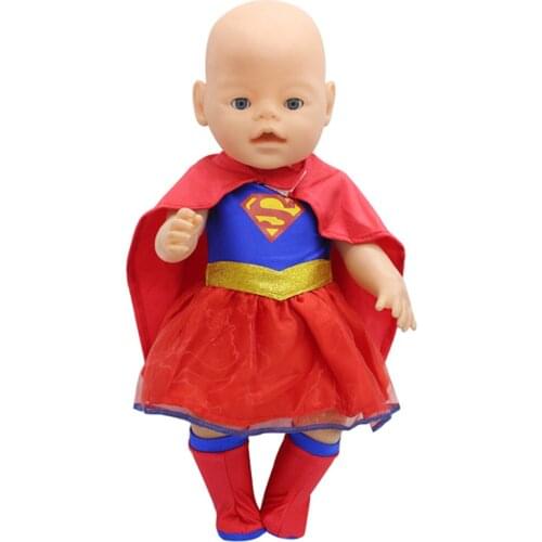 Clothing Doll Clothes Wear fit 18 inch ,43cm Baby doll, Children best Christmas gift